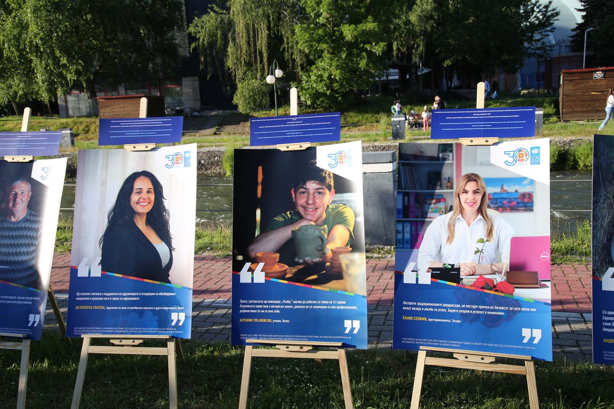 UNDPMK's tweet photo. ☑️UNDP marks 30 years in 🇲🇰! The celebration kicks off in Gostivar,  the first in a series of events honoring partnerships, people, and progress, with a spotlight on the Polog Region. 
▶️Thank you for being part of the journey. #TogetherForBetterFuture 
#30yearsUNDPMK https://t.co/52IBo235DR