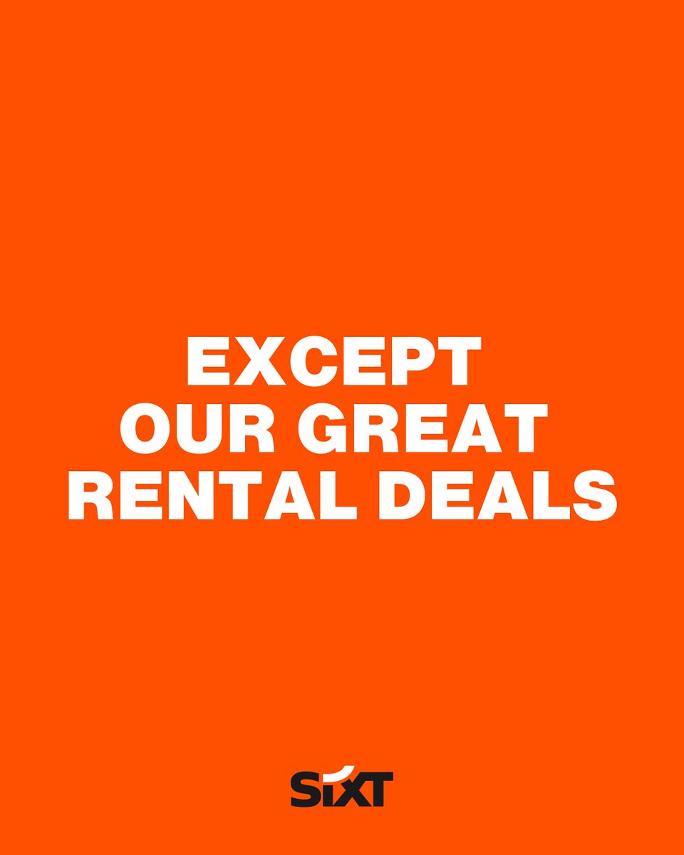 Sixt Rent a Car tweet media