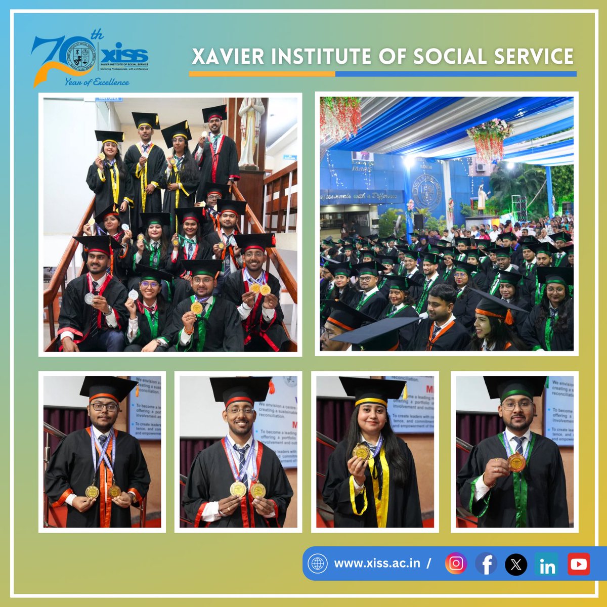 XISS Ranchi (@xissranchi) on Twitter photo XISS, Ranchi celebrated its 64th Annual Convocation on May 3, 2025, in the presence of Chief Guest Ms Shilpi Neha Tirkey <a href="/ShilpiNehaTirki/">Shilpi Neha Tirkey</a> , Minister of Agriculture, GoJ & Mr Guilherme Vaz, International Development Consultant
A proud moment as 310 graduates stepped into a new XISS, Ranchi celebrated its 64th Annual Convocation on May 3, 2025, in the presence of Chief Guest Ms Shilpi Neha Tirkey <a href="/ShilpiNehaTirki/">Shilpi Neha Tirkey</a> , Minister of Agriculture, GoJ & Mr Guilherme Vaz, International Development Consultant
A proud moment as 310 graduates stepped into a new