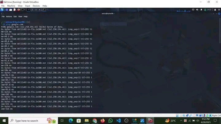 whoami_anisur's tweet image. Task for #Class06 

Name - Anisur Rahman 
Task 06 is complete.

#Mission2025 #Bytecapsule #Task06 #EthicalHacking