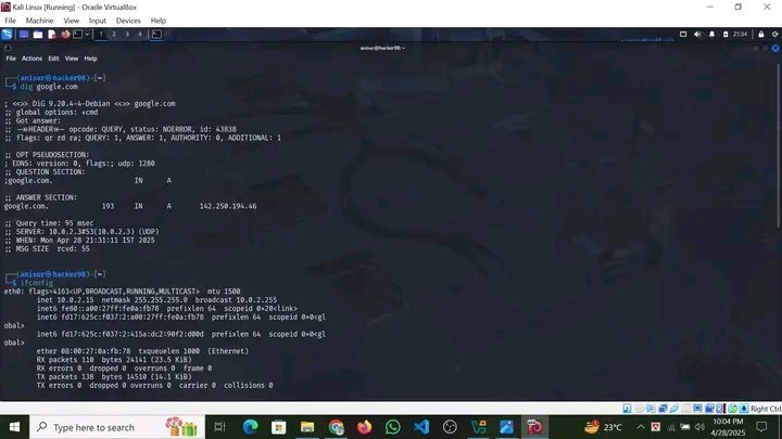 whoami_anisur's tweet image. Task for #Class06 

Name - Anisur Rahman 
Task 06 is complete.

#Mission2025 #Bytecapsule #Task06 #EthicalHacking