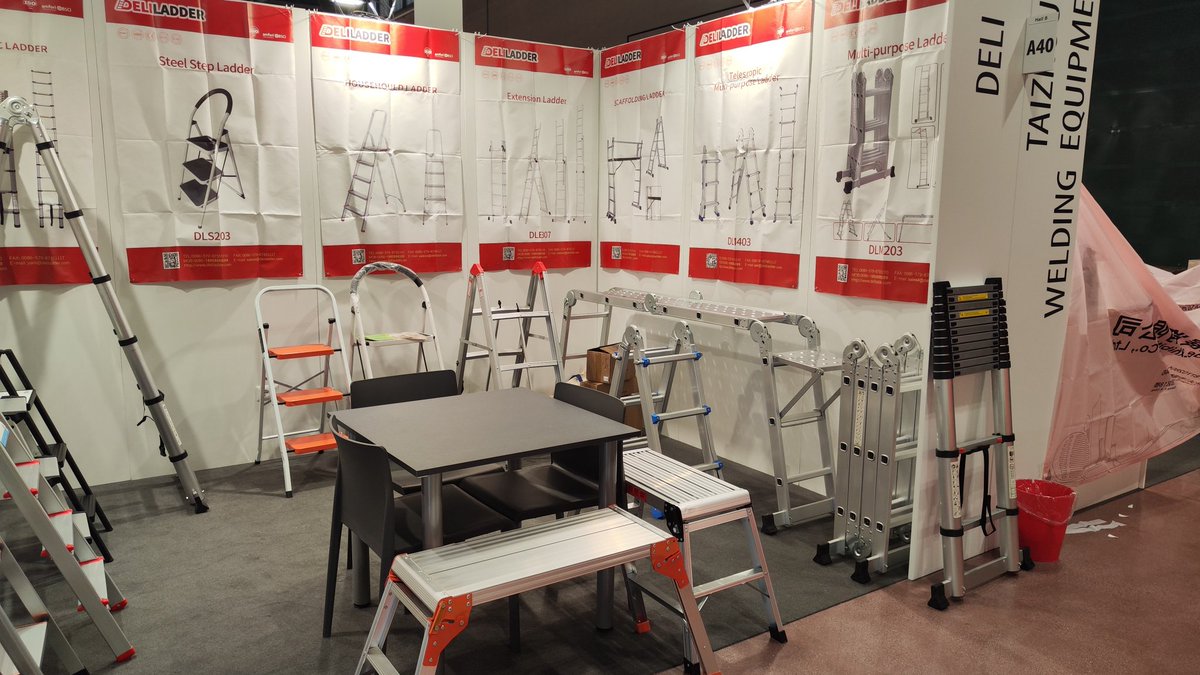 yulei123's tweet photo. welcome to International Hardware Fair Italy in Bergamo, Italy,
Deliladder booth NO.: A40 Hall B, 
time: May 8-9th, 2025
waiting for all friends…
#deliladder https://t.co/essMvMrzqL
