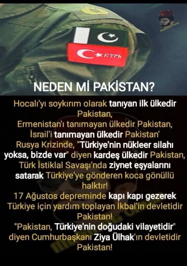 Pakistan'ın yanındayız  🇹🇷🇵🇰
