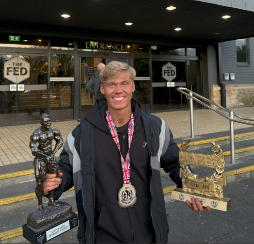 Ingleby Manor Free School (@free_manor) on Twitter photo We are extremely proud of George (Y9), who came 1st NABBA Regional body building competition, qualifying for British finals! ​
George was also awarded most promising athlete!​
Well done George this is a fantastic achievement! We are extremely proud of George (Y9), who came 1st NABBA Regional body building competition, qualifying for British finals! ​
George was also awarded most promising athlete!​
Well done George this is a fantastic achievement!