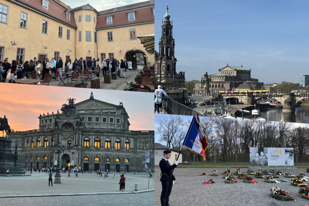 49 élèves des classes de Terminale générale et Technologie Hôtellerie Restauration et quatre professeurs viennent d’effectuer un séjour en Allemagne : Sur les traces des lieux de mémoire, Weimar, Dresde, Buchenwald.
lyceedechamalieres.fr/?p=14436