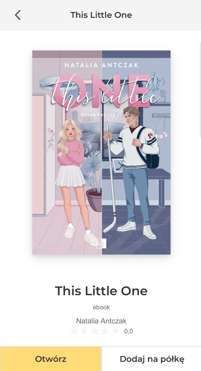 This Little One jest już dostępne na Legimi. Planujecie czytać? ❤️ #thislittleoneNA