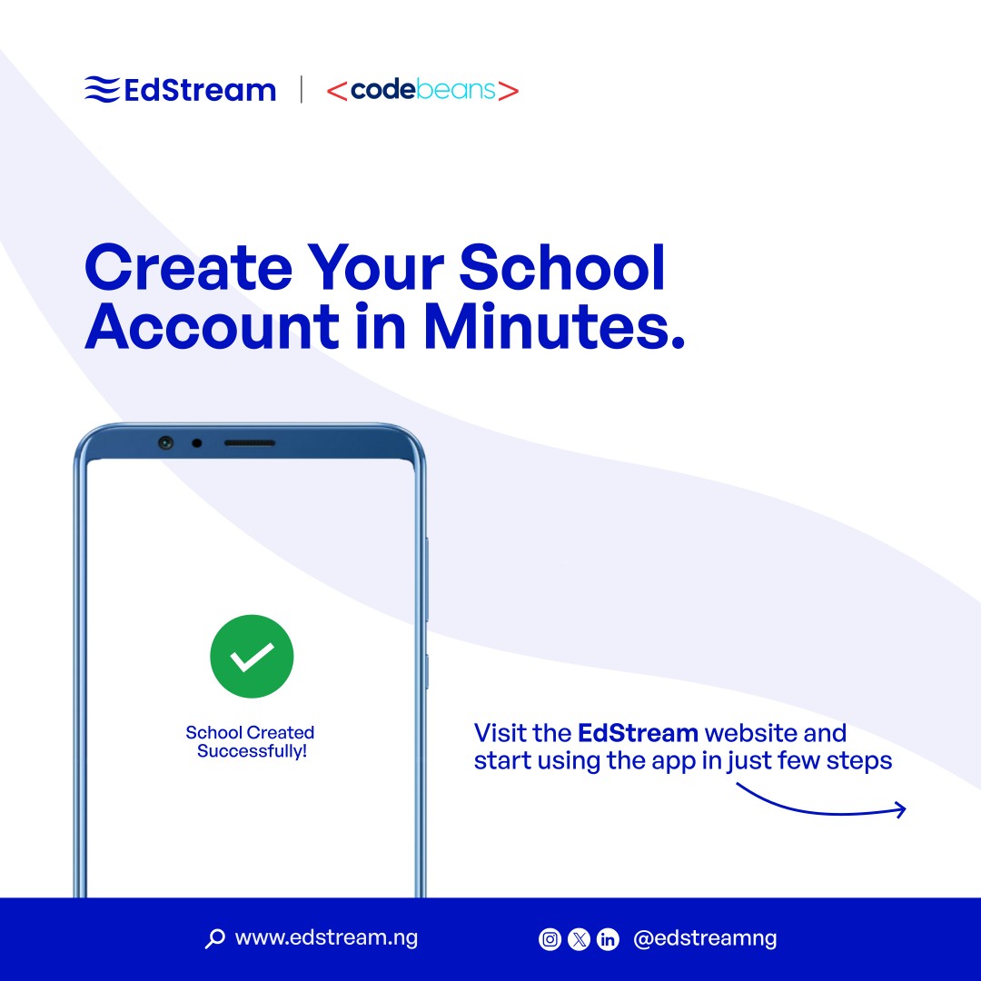 Edstreamng's tweet photo. Getting started with Edstream has never been easier! Follow these simple steps to onboard your school and start managing operations seamlessly. From demo to dashboard—you're just a few clicks away! https://t.co/3w1I71x2XX