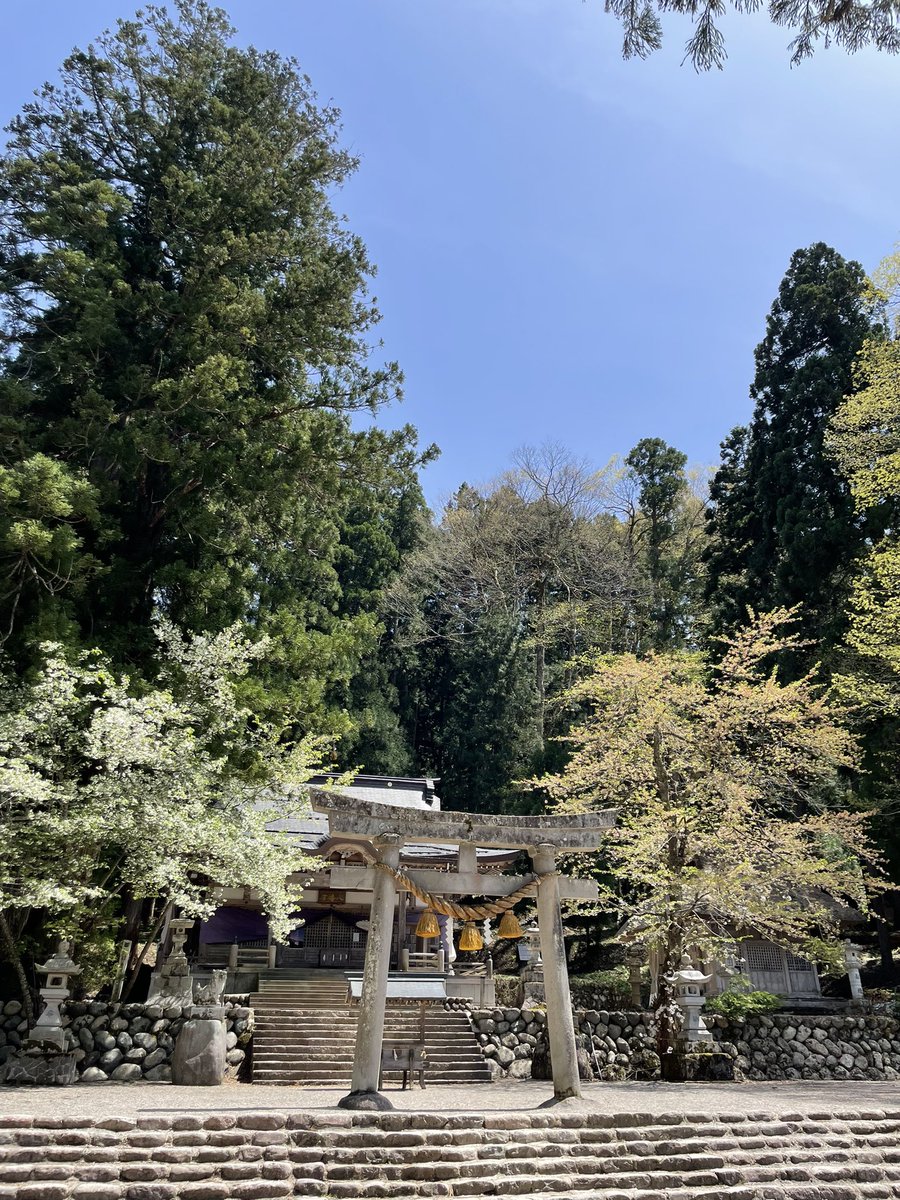 nkm2025's tweet photo. 岐阜県白川郷で神社発見💡
しめ縄大きい〜⛩️
道中にあった水車もおっきい！ https://t.co/Y5YFNKQrag