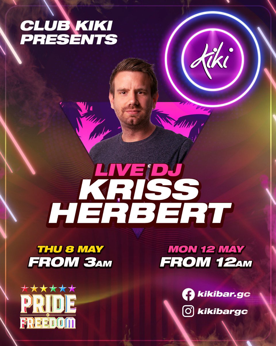 Kriss Herbert-Noble (@krissherbert) on Twitter photo This is one. It to miss if you’re in Gran Can me and <a href="/djcraiglaw/">Craig Law 🏳️🌈🏴</a> doing our thing tonight! This is one. It to miss if you’re in Gran Can me and <a href="/djcraiglaw/">Craig Law 🏳️🌈🏴</a> doing our thing tonight!