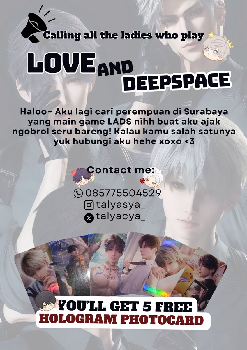 talyacya_'s tweet photo. Helloo girlss, buat yang dom Surabaya boleh banget bantu aku yukk buat jadi narsum akuu🥺
Nanti kita bakal ngobrol dan wawancara seruu! Ga kaku kayak diinterogasi polisi kok hehe, sejauh apapun akan aku datangi kalian girlies🥰 So please, contact me if you're interested 🤍 https://t.co/0pj4FeYNhH