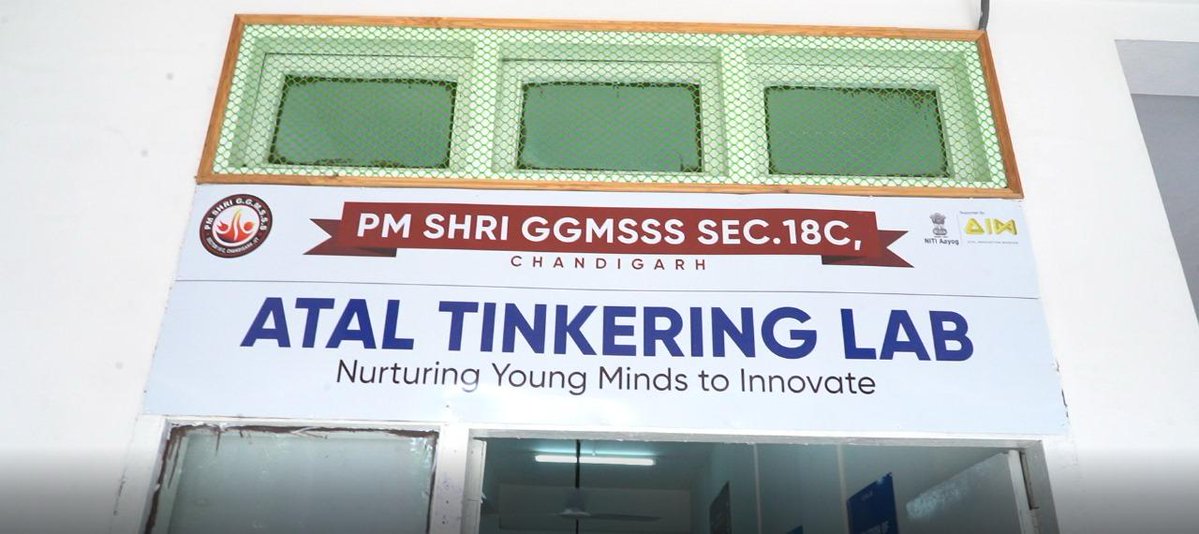 #ATALTinkeringLab, is a dedicated innovation space within schools in India, established by the Atal Innovation Mission (AIM). It is designed to foster creativity, curiosity, and imagination in young minds by providing hands-on learning experiences in STEM fields.