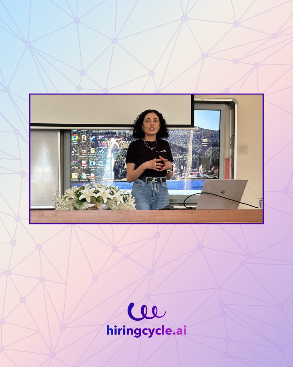 Bahçeşehir Üniversitesi İnsan Kaynakları yüksek lisans öğrencilerinin davetiyle, CEO'muz Ahu Bade Özkan ve CPO’muz Yeşim Güneş Can’ın gerçekleştirdiği sunumda; yapay zekâ ile dönüşen işe alım süreçlerini konuştuk.

Davet için teşekkür ederiz!