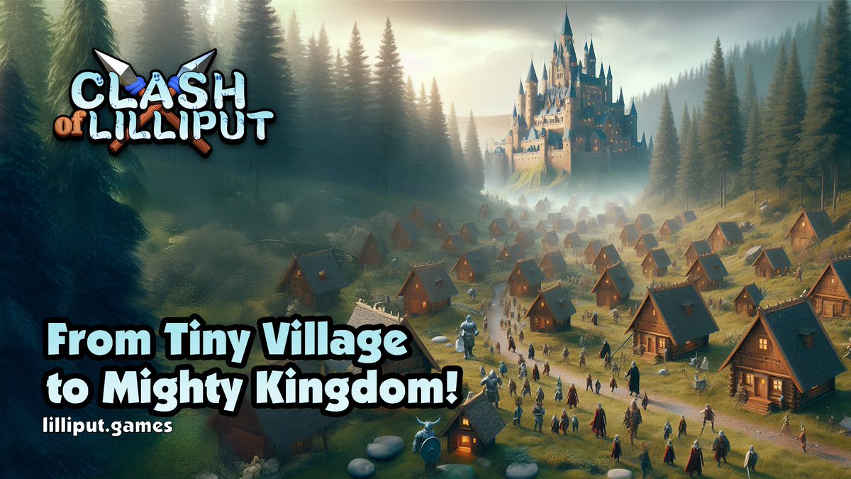 🏡➡️ From Tiny Village to Mighty Kingdom!

🏰 In #ClashofLilliput, every choice matters! Research tech, forge armies, and conquer foes in PVE &amp; PVP battles.

⚔️ Season rankings = $token rewards! Ready for war? $COL