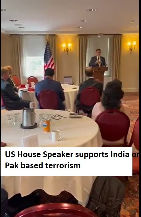 Adityasmile122's tweet photo. US House @SpeakerJohnson’s big statement on Pahalgam terror attack in Kashmir and said “India has to stand against terrorism. We will do everything possible to support those efforts. Trump administration will help Ind with energy and resources to fight terrorism.”
#PakTerrorState https://t.co/hV5R1zn3lE