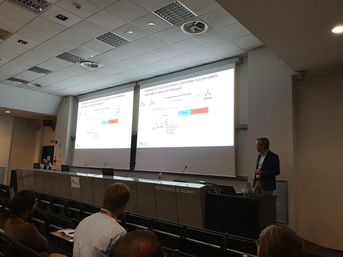 Martina_L_Contente (@ml_contente) on Twitter photo Our first speaker <a href="/Ch_Schnepel/">Christian Schnepel</a> with a presentation on Next-generation enzymes for new chemicals and pharmaceuticals! <a href="/NextGenBiocat/">NextGenBiocat</a> <a href="/BiocatLabPolimi/">BiocatLabPolimi</a> Our first speaker <a href="/Ch_Schnepel/">Christian Schnepel</a> with a presentation on Next-generation enzymes for new chemicals and pharmaceuticals! <a href="/NextGenBiocat/">NextGenBiocat</a> <a href="/BiocatLabPolimi/">BiocatLabPolimi</a>