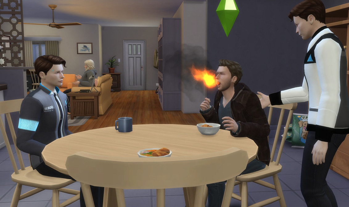 また辛いもの食べて火噴いてる