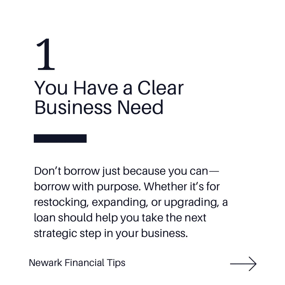 NewarkFrontier's tweet photo. Is your business ready for a loan?

Not all loans are smart but the right one at the right time = game changer.
Here are 5 signs you're ready to borrow smart.

#FinancialLiteracyThursday #SmartBorrowing #SMEGrowth
|AtwoliRetire|Taifa care|Geoo| https://t.co/rkUTlrrKC1