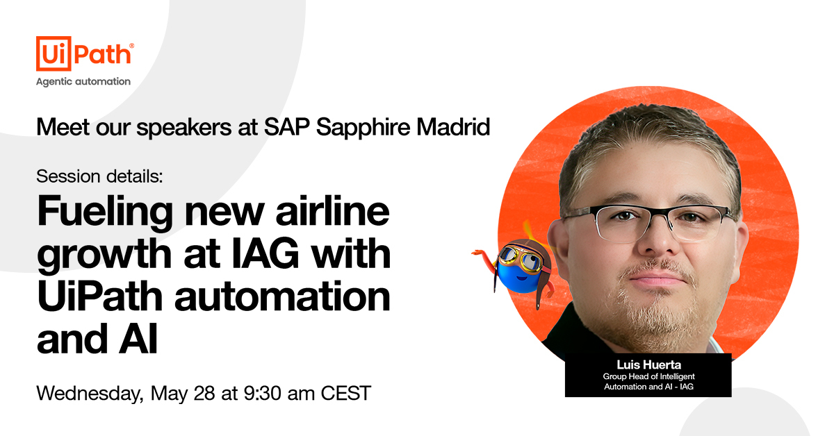 GodfreyJordanUK's tweet photo. #Automation &amp; AI are taking flight at International Airlines Group. ✈️ With help from @UiPath &amp; @SAP, IAG is boosting ticket sales, expanding booking, &amp; empowering teams. See how they’re scaling impact with #AgenticAutomation at #SAPSapphire Madrid 📍: https://t.co/Cu431nPicX https://t.co/lpnBuLiYVI