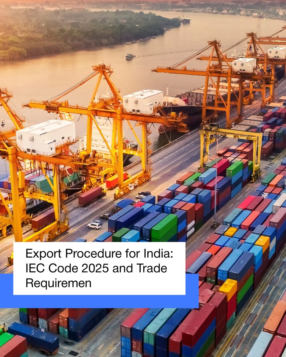 Globy_platform's tweet image. 🌍 Exporting or importing goods to India in 2025?
Learn how to get your IEC code, what documents you need, and how to stay compliant with India's trade rules.
👉 Read the full guide on our blog: tinyurl.com/kewhcv4w
#IndiaTrade #IECCode #ImportExport #GlobyBlog