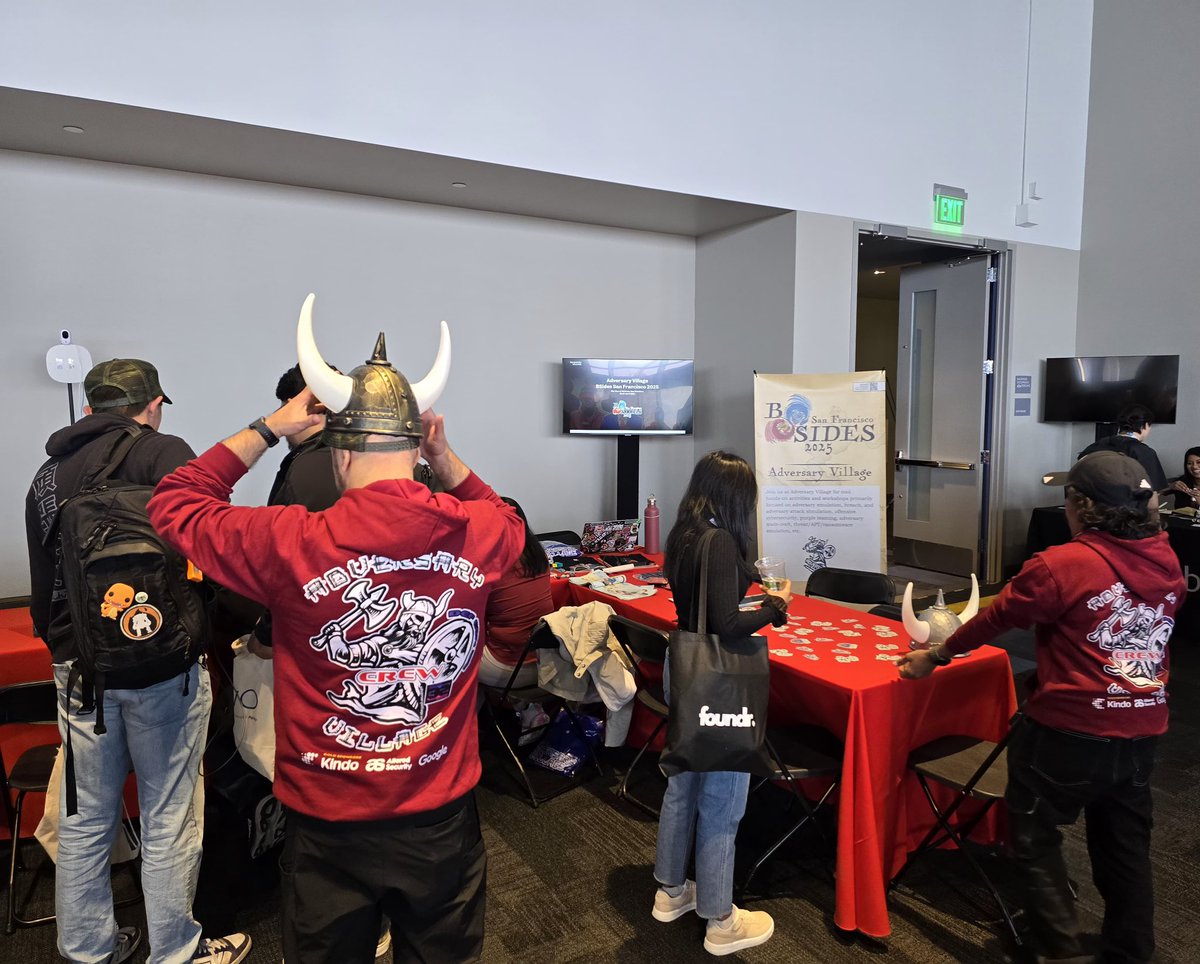 A few pictures from <a href="/AdversaryVillag/">Adversary Village</a> Village at <a href="/BSidesSF/">BSidesSF</a> 2025.
#BSidesSanFrancisco #AdversaryVillage