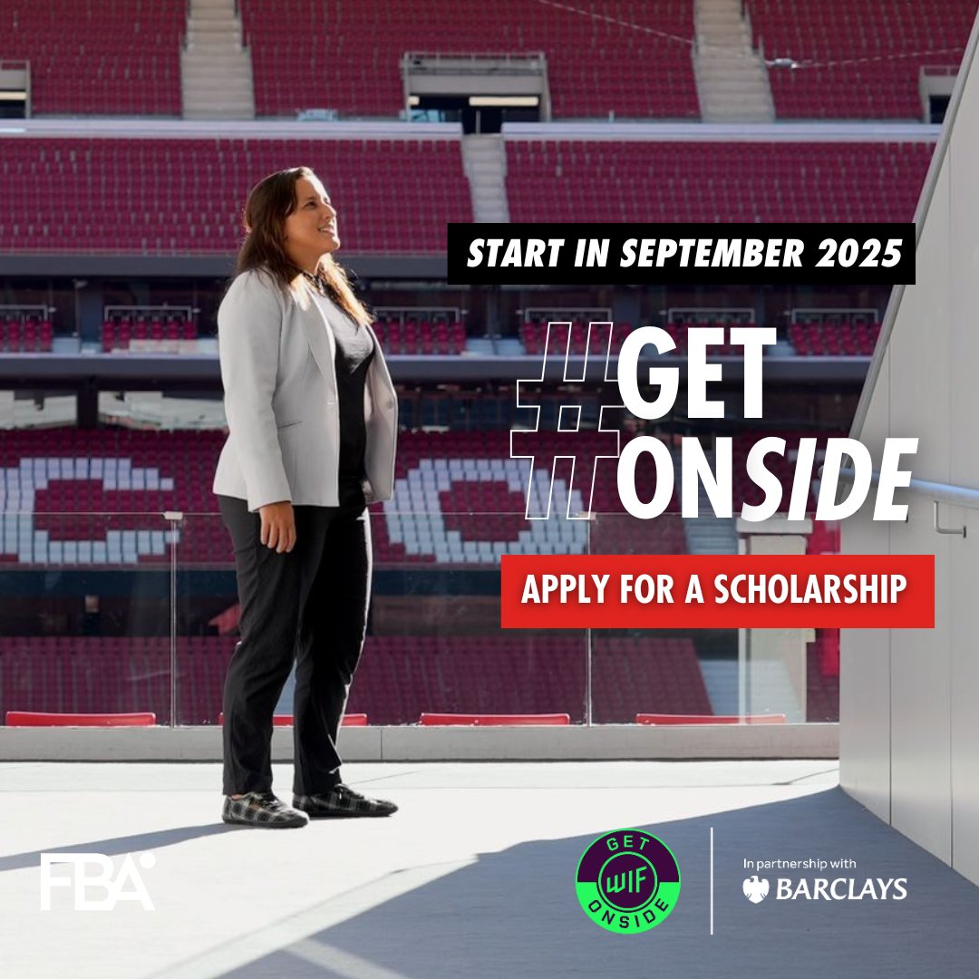 Women in Football (@womeninfootball) on Twitter photo Calling all women aspiring to elevate their career in the football industry 📢
Applications are open on a new round of <a href="/TheFBA/">The FBA - The Football Business Academy</a> #GetOnside #scholarships for their Professional Master in Football Business!
It's a life-changing opportunity: find out more at hubs.ly/Q03gJHTf0 Calling all women aspiring to elevate their career in the football industry 📢
Applications are open on a new round of <a href="/TheFBA/">The FBA - The Football Business Academy</a> #GetOnside #scholarships for their Professional Master in Football Business!
It's a life-changing opportunity: find out more at hubs.ly/Q03gJHTf0