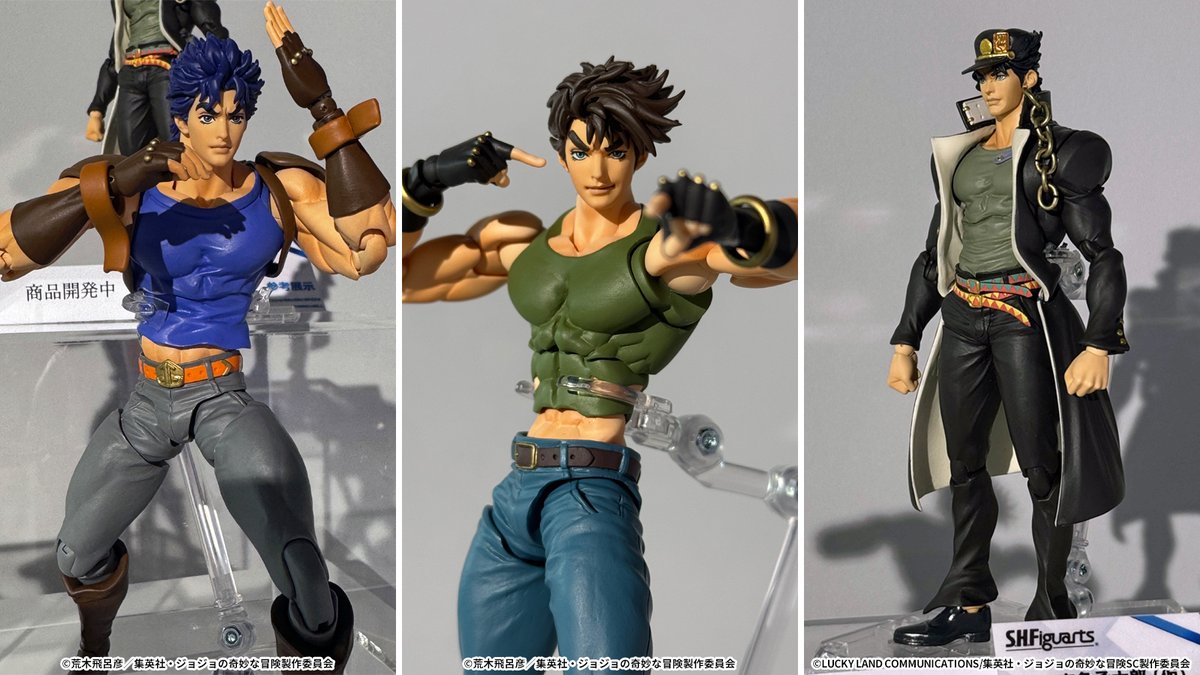 ジョジョの奇妙な冒険 フィギュア 3体セット 池袋にて開催中の『JOJO WORLD 3』にて S.H.Figuarts『ジョジョの奇妙