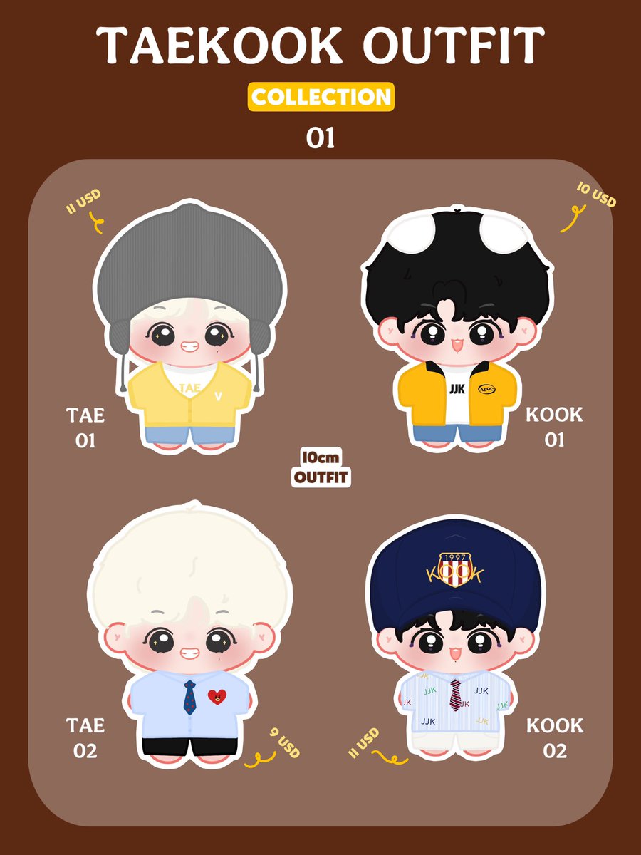 ririskongal2's tweet photo. 👕 TaeKook 10cm용 공동구매 👕

📅 5/8 - 5/15
📝 10cm용 (소장하신 인형의 체형에 따라 핏이 다를 수 있음)
 🔗 https://t.co/UeVih1Zzt8
🧵제작 기간 약 3-5개월 
📝 입금시, 입금자 이름 옆에 태꾹옷 적기

#리리공구 #태형인형옷 #정국인형옷
#태꾹인형옷 #태형10깅옷 #정국10깅옷 #태꾹옷