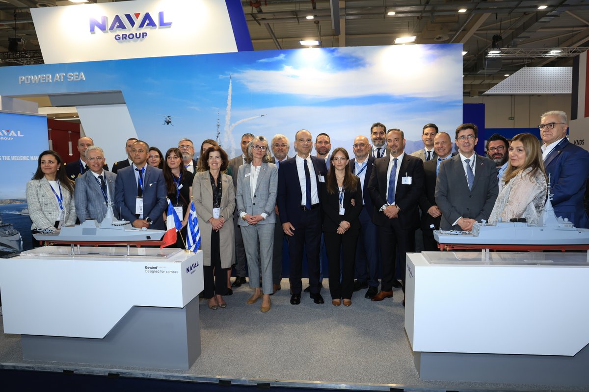 ⚓​🇬🇷​ On the 6th and 7th of May 2025 at <a href="/DEFEA2025/">DEFEA25</a> in Athens, Naval Group strengthened its commitments in favour of the Greek industry, through the signature of new partnership agreements with 6 Hellenic companies in the frame of the Hellenic Industrial Participation plan.