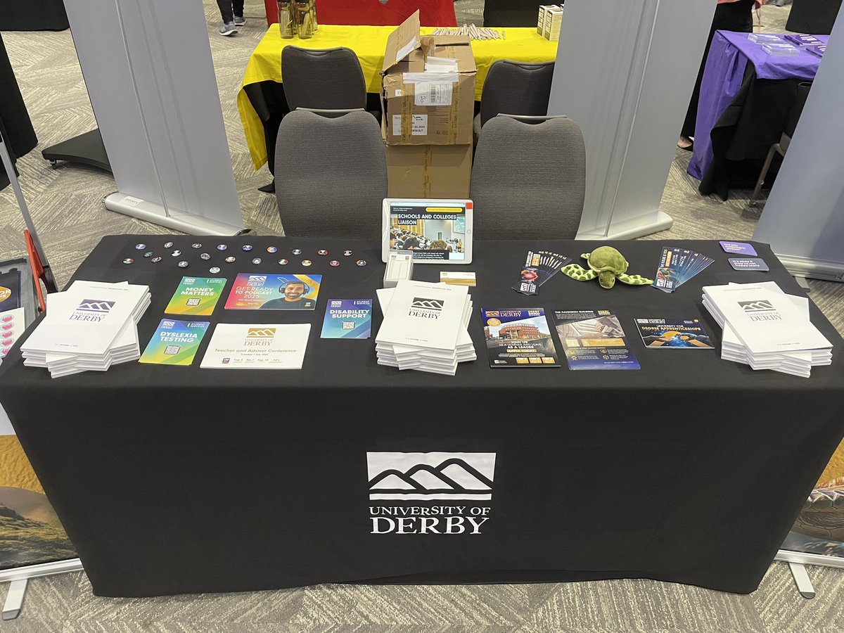 Looking forward to speaking with teachers and advisors at the <a href="/unifrog/">Unifrog</a> conference today 💫

I look forward to passing on information about how their students can become a student at <a href="/DerbyUni/">University of Derby</a> while taking advantage of our state of the art facilities and industry links 🙌🏽