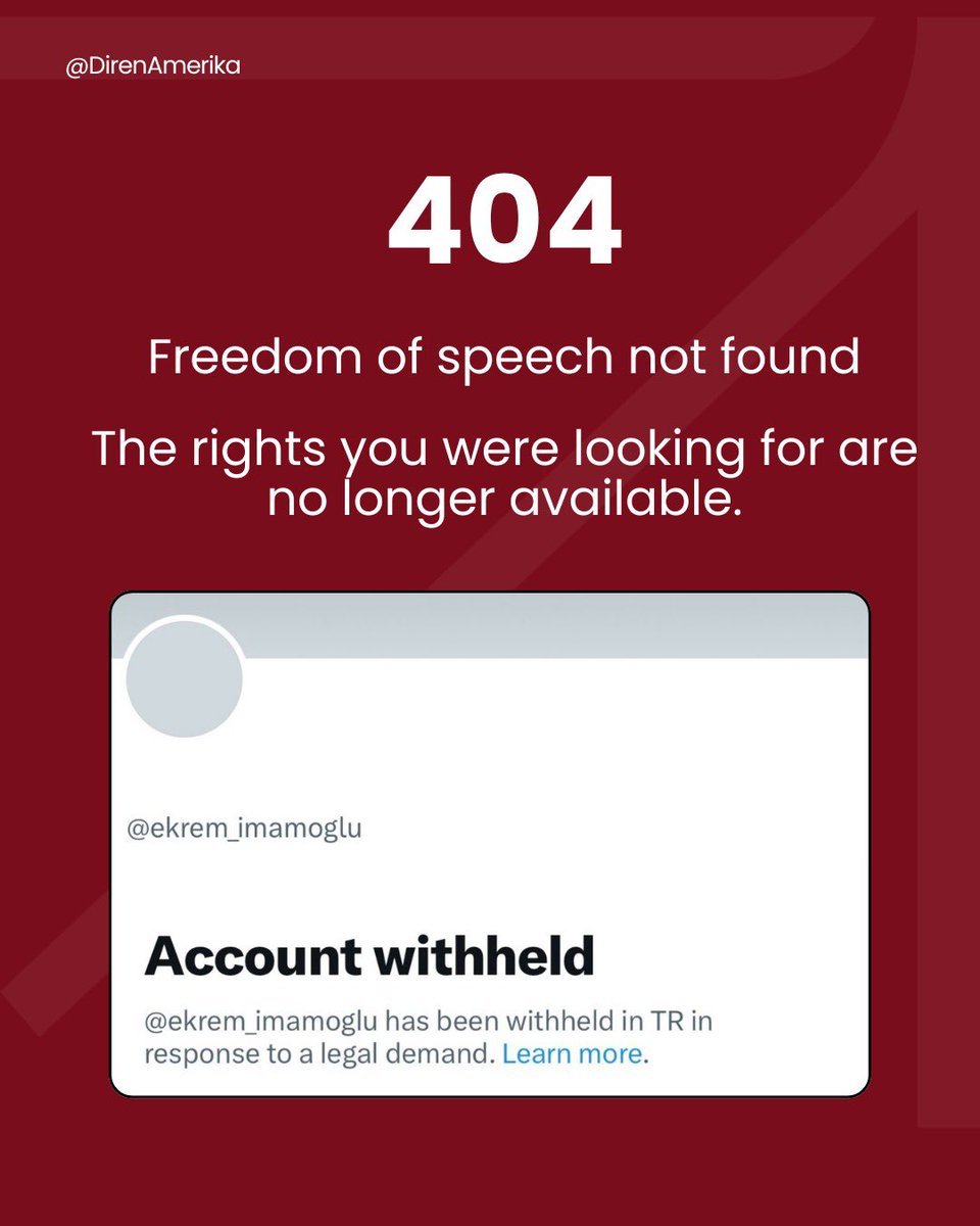 March19Platform's tweet photo. #StandWithImamoglu #NoToCensorship #freeturkey #voicefordemocracy https://t.co/3CLqLaxjzW
