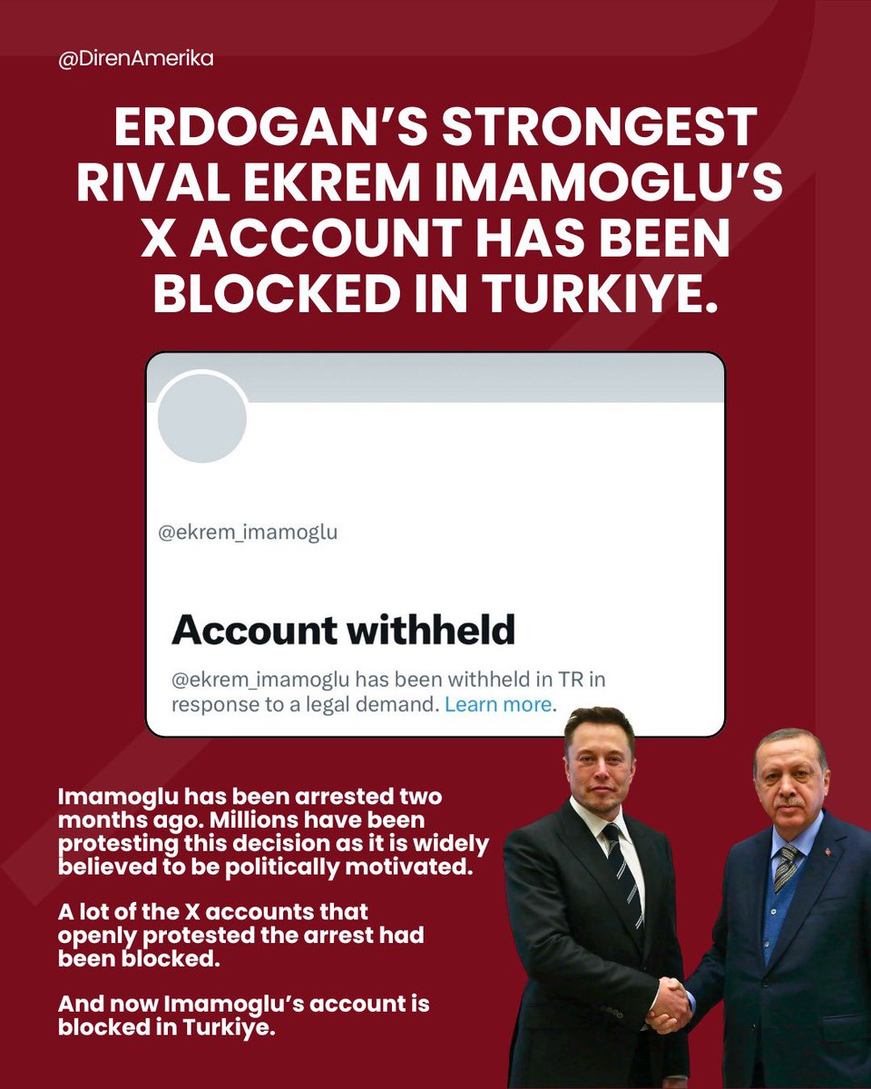 March19Platform's tweet photo. #StandWithImamoglu #NoToCensorship #freeturkey #voicefordemocracy https://t.co/3CLqLaxjzW