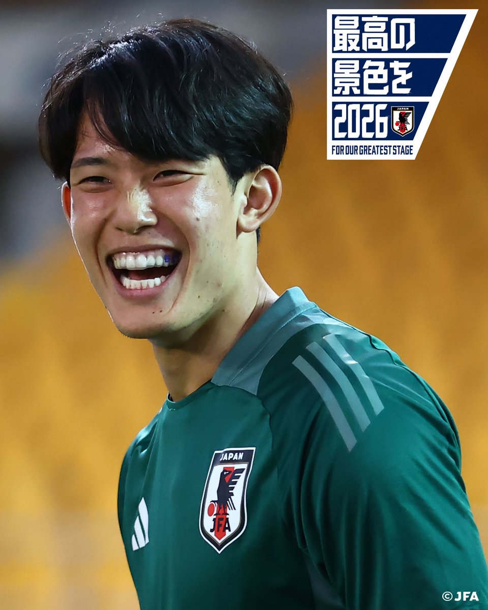 サッカー日本代表 🇯🇵 (@jfa_samuraiblue) on Twitter photo 🔹 #最高の景色を 🔹
#谷晃生
『FIFAワールドカップ26🏆』
開幕まであと4️⃣0️⃣0️⃣日
<a href="/FIFAWorldCup/">FIFA World Cup</a> #FIFAWorldCup
#SAMURAIBLUE
#jfa #daihyo #サッカー日本代表 🔹 #最高の景色を 🔹
#谷晃生
『FIFAワールドカップ26🏆』
開幕まであと4️⃣0️⃣0️⃣日
<a href="/FIFAWorldCup/">FIFA World Cup</a> #FIFAWorldCup
#SAMURAIBLUE
#jfa #daihyo #サッカー日本代表