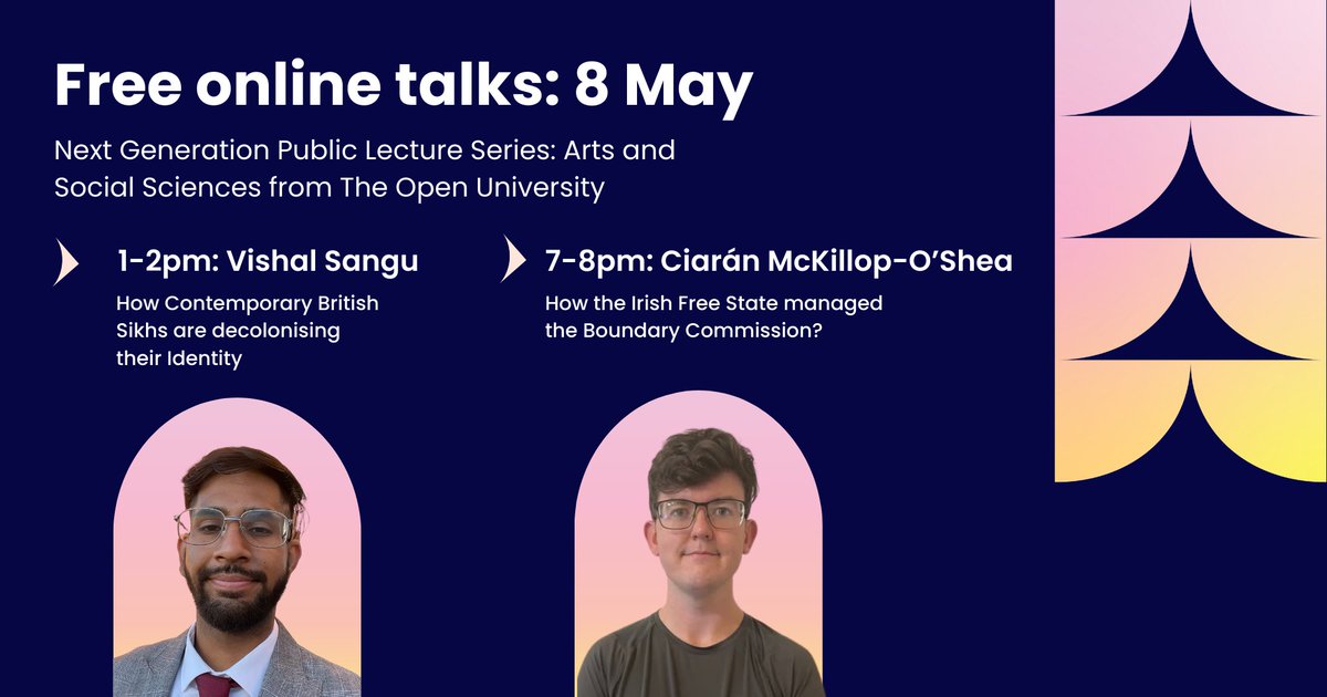 📣 Today!

Interested in pursuing a Phd with us? Don't miss the next set of free talks from OU PhD students.

Last chance to sign up: ow.ly/bWHI50VIQQa