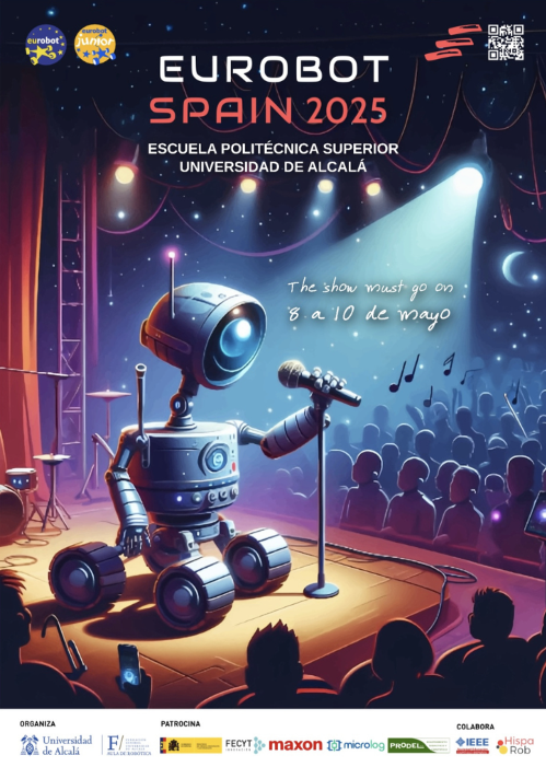🎉 ¡Arranca #EurobotSpain2025!

Desde HispaRob colaboramos un año más en esta competición de #robótica donde jóvenes construyen y programan robots autónomos 🤖

📍 Además, talleres con entidades de nuestro grupo de Robótica Educativa👇
robotica-educativa.hisparob.es/arranca-eurobo…