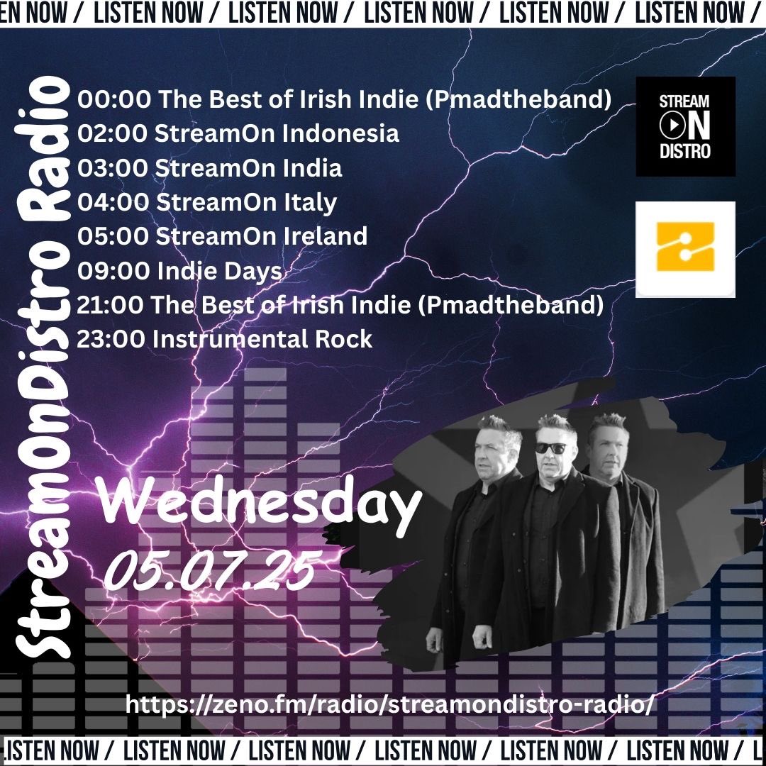 Streamondistro (music distributor) (@streamondistro) on Twitter photo StreamOnDistro Music Distribution
Sharing our artists music with the world
zeno.fm/radio/streamon…
Today’s Artist Select Show: 8 Hertz
<a href="/Openprodmusic/">Open Productions</a> #Radio #Thursday #thursdayvibes #Music #Distribution #Spotify #AppleMusic #Tidal StreamOnDistro Music Distribution
Sharing our artists music with the world
zeno.fm/radio/streamon…
Today’s Artist Select Show: 8 Hertz
<a href="/Openprodmusic/">Open Productions</a> #Radio #Thursday #thursdayvibes #Music #Distribution #Spotify #AppleMusic #Tidal