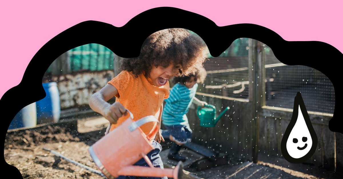 If you're enjoying the garden with family this summer then don't forget to save water to help preserve a precious resource for the future.

Watering plants with a hose can use up to 1,000 litres of water per hour so switch to a watering can if you're able to.

#WatersWorthSaving