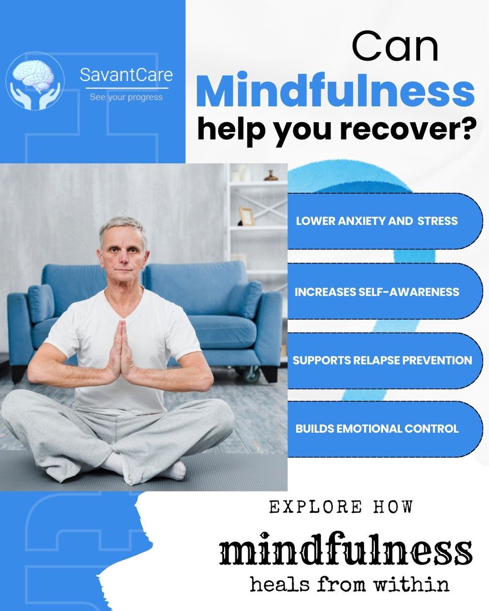 savantcare's tweet image. Struggling in recovery? 🌀 Mindfulness reduces cravings, boosts focus &amp;amp; builds resilience. 🌱 Learn how!
👉start your mindful recovery now: tinyurl.com/3rtz2tc5

#RecoveryJourney #MindfulnessMatters #AddictionSupport #SavantCare