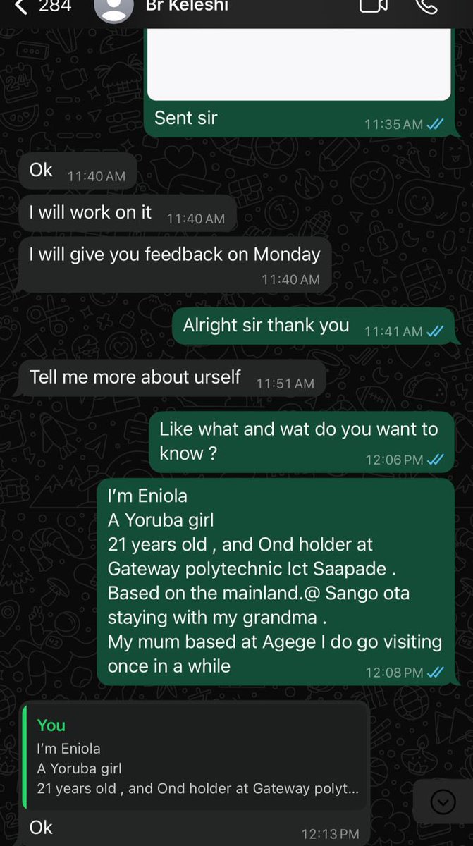 My cousin just got duped!
My cousin was scammed by someone named THANKGOD KELECHI EGBO. She was just trying to get  herself busy, fresh out of school, full of hope and this man took advantage of that.

He promised her a caregiver job here in Lagos.