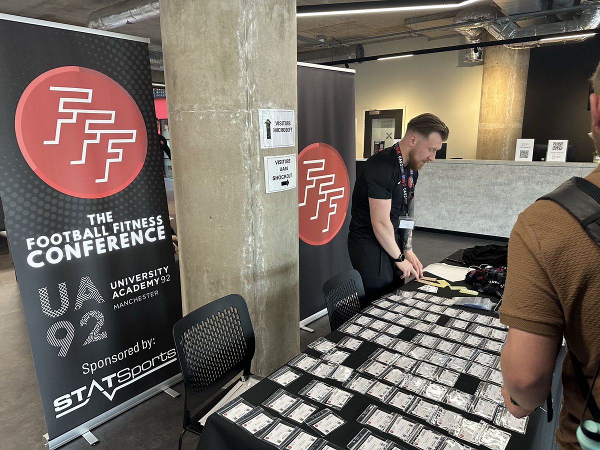 WeAreActionApps's tweet photo. Kevin Paxton was on the ground yesterday at the Football Fitness Federation Conference @footballfitfed representing Action Apps and our Power AMS platform.
#FootballFederationConference #SportsScience #ElitePerformance #ActionApps #PowerAMS https://t.co/9amrnQtZN7