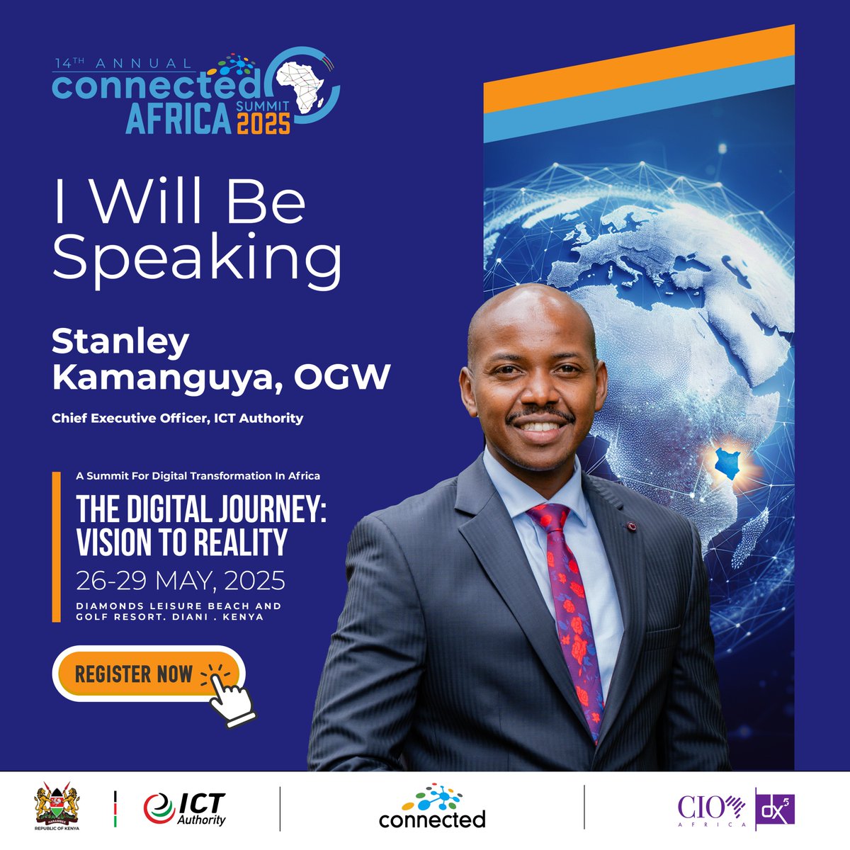 CIO Africa by dx5ve (@dx5ve) on Twitter photo At the forefront of Kenya’s digital transformation, <a href="/KamanguyaS/">Kamanguya Stanley</a> , is leading the charge to position Africa as a global technology powerhouse.
As CEO of the ICT Authority, he plays a pivotal role in aligning policy, infrastructure, and innovation across government and industry. At the forefront of Kenya’s digital transformation, <a href="/KamanguyaS/">Kamanguya Stanley</a> , is leading the charge to position Africa as a global technology powerhouse.
As CEO of the ICT Authority, he plays a pivotal role in aligning policy, infrastructure, and innovation across government and industry.
