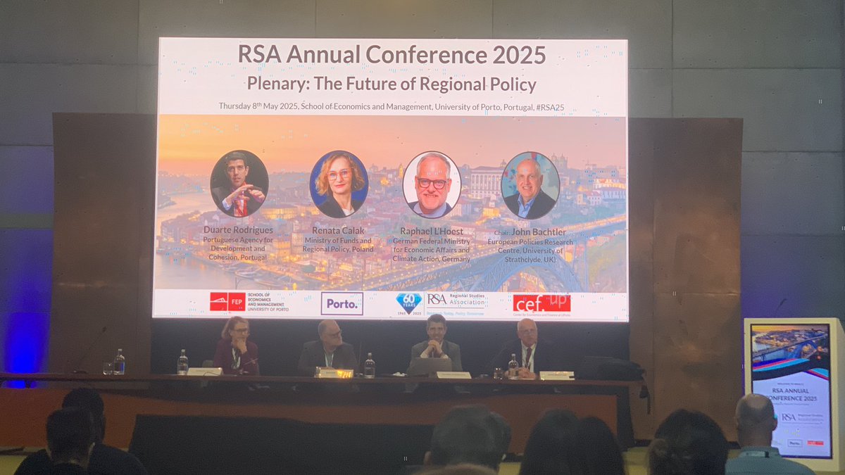 SerafinPazos's tweet photo. Earlier this week the #MFF consultation concluded; the EP outlined its position on post 2027 and today the #RSA25 Plenary discusses the future of Cohesion Policy with @JohnBachtler and well known Governmental speakers from 🇵🇹, 🇩🇪 and @POLAND25EU. https://t.co/mkqc6sIHss