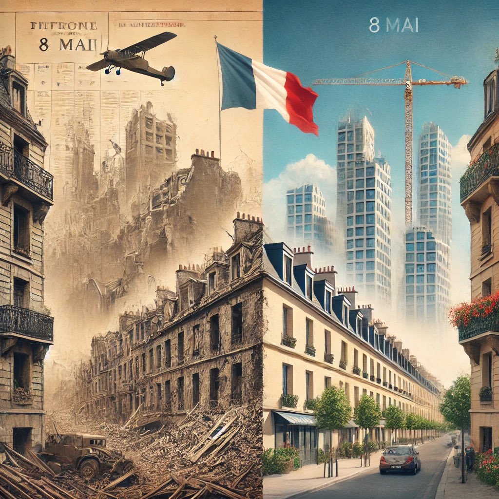 🕊️ 8 mai 1945 – 8 mai 2025
80 ans après la Libération, on oublie parfois que l’immobilier a été un pilier de la reconstruction.
Rebâtir, reloger, transmettre : une mémoire de pierre et de sens.

#8Mai #Mémoire #Immobilier #Résilience #Patrimoine #France