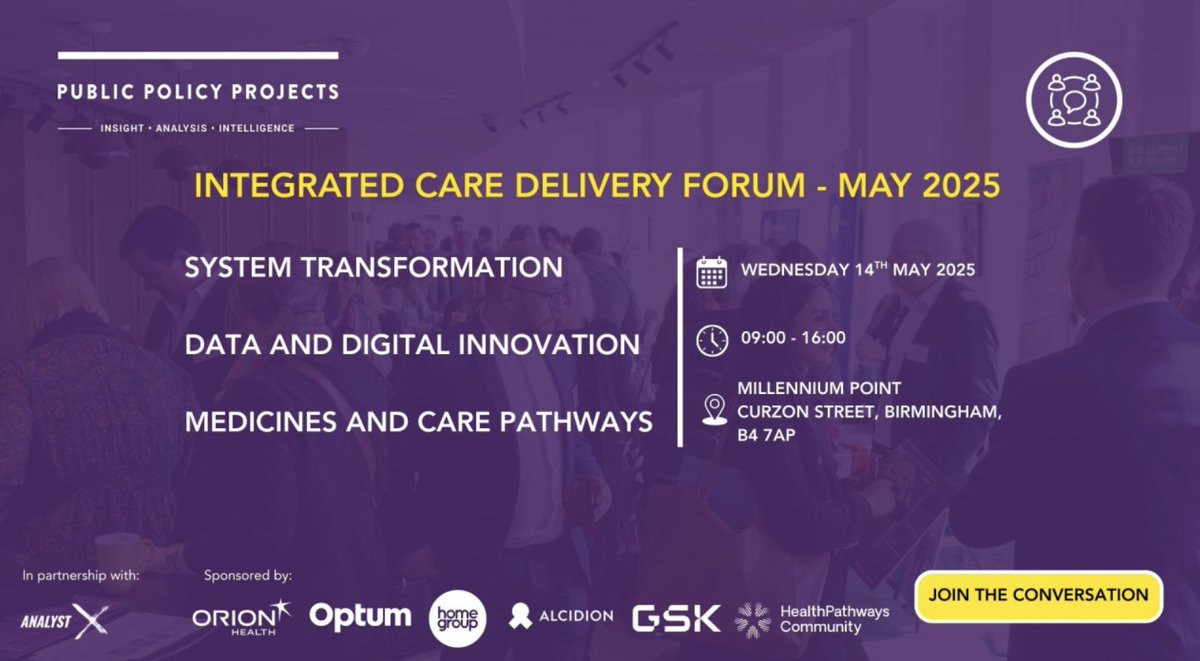 SmartboxAI's tweet image. 📢 We&apos;re exhibiting at the Integrated Care Delivery Forum 
🗓️ May 14, 2025 | Birmingham

We’re proud to be part of this event, joining healthcare leaders, NHS teams, and innovators shaping the future of integrated care.

Register here: live.publicpolicyprojects.com/ICDFSpring25#/…
