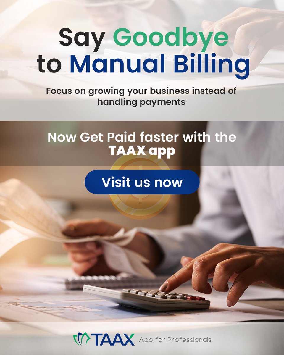 taaxapp's tweet image. No one became a tax professional to chase down invoices and payment reminders. 😩

📲 Say goodbye to manual billing. Say hello to simplicity — only at TAAX.app

#TAAXAPP #SmartBillingSolutions #TaxProTools #AutomateYourPractice #GetPaidFaster #WorkSmarterNotHarder