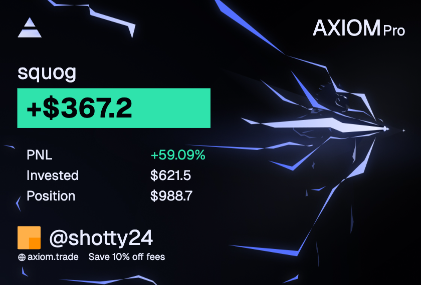 5ho77y's tweet photo. $squog

Sign up for free 📈 https://t.co/dlKnXuN0h7 📈 https://t.co/64A1iC4L0g