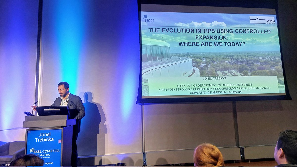 MEDB_LAB's tweet image. Prof @JonelTrebicka speaks about the evolution of #TIPS at #EASLCongress. #GoreMedical