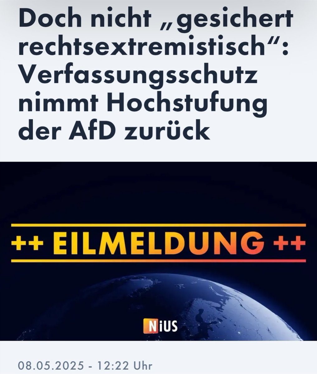 <a href="/RA_Conrad/">Christian Conrad</a> <a href="/BfV_Bund/">Bundesamt für Verfassungsschutz</a> <a href="/AfD/">AfD</a> Danke für die Arbeit 💪