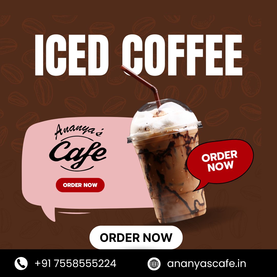 ananyascafe's tweet photo. ☕ Beat the heat with a chilled twist of delight!
Our creamy, chocolate-drizzled Iced Coffee is here to refresh your day—sip by sip. 🧊❤️
✨ Only at Ananya’s Café – where every sip tells a story.
📞 +91 7558555224 | 🌐 https://t.co/hE3hyZiVqA
#IcedCoffeeLovers #AnanyasCafe https://t.co/dnlegDu0qM