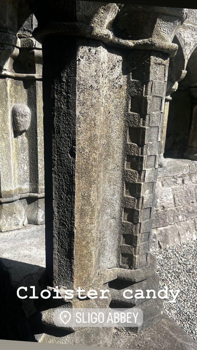 Cloister candy at <a href="/opwireland/">Office of Public Works</a> Sligo Abbey