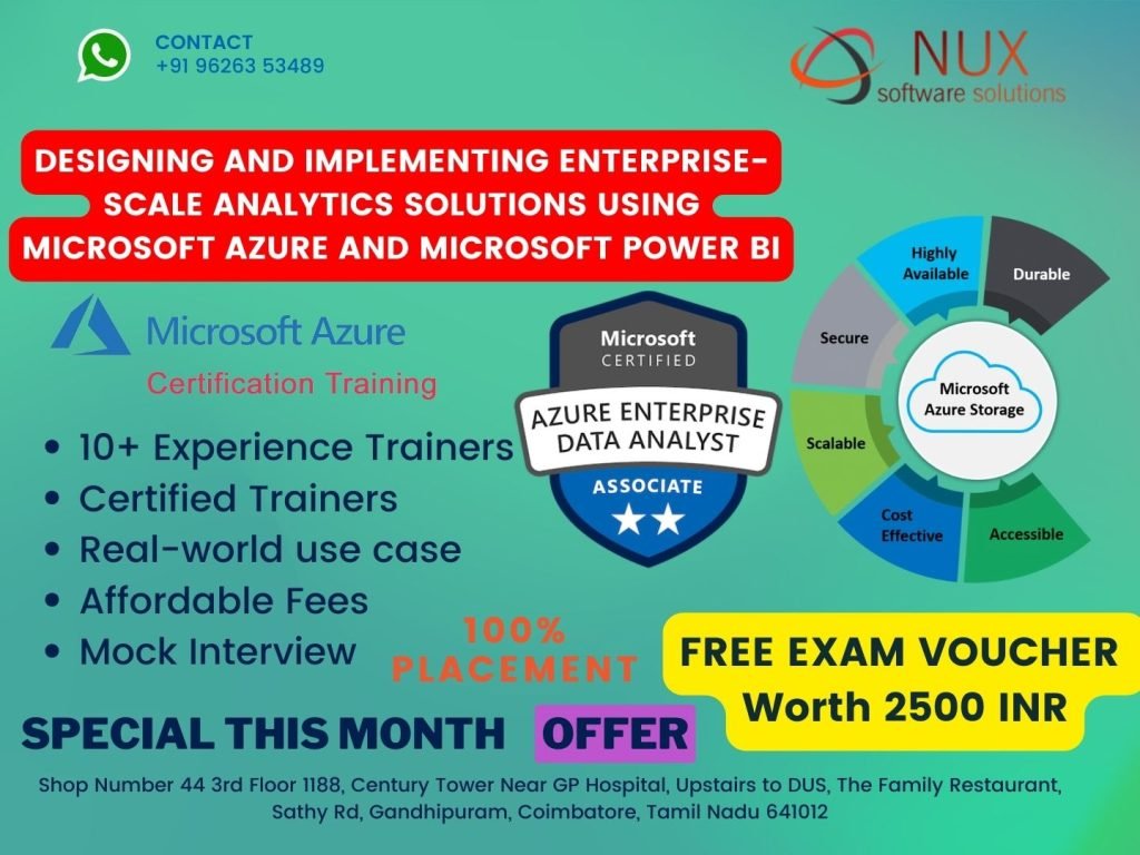 NuxSoftware's tweet photo. Designing and Implementing Enterprise-Scale Analytics Solutions Using Microsoft Azure and Microsoft Power BI (DP-500)
#DP500
#AzureEnterpriseDataAnalyse
#MicrosoftPowerBI
#AzureSynapseAnalytics
#MicrosoftPurview
#PowerBICertification
#AzureDataServices
#DataAnalyticsAtScale
#DAX https://t.co/rCEwpau0gU